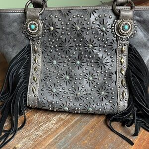 Montana West Concealed Weapon Bag Purse Embellishments And Fringe